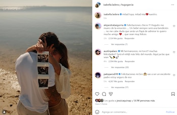 La pareja Isabella Ladera y