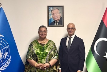 25/08/2026 Archivo - El embajador de la UE ante Libia, Nicola Orlando (der.), junto a la representante especial del secretario general de Naciones Unidas para Libia, Hanna Tetteh
POLITICA MAGREB AFRICA AFRICA EUROPA LIBIA MAGREB AFRICA UNIÓN EUROPEA INTERNACIONAL
NICOLA ORLANDO EN X