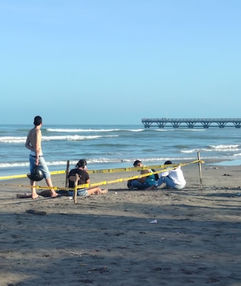 El joven de 22 años habría ingresado al mar para auxiliar a uno de sus amigos - crédito tomado de redes sociales / X