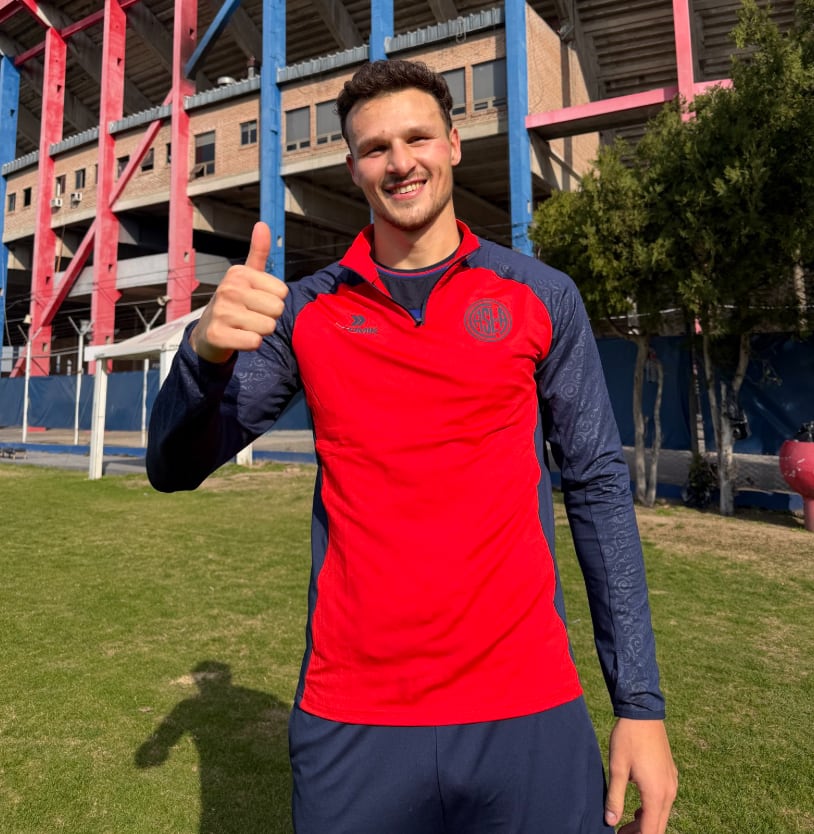El delantero Facundo Bruera volvió a San Lorenzo después de su cesión de casi dos años en Barracas Central