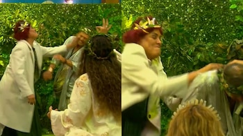 Los integrantes de La Granja VIP presenciaron la escena en medio de las actividades de integración del programa de TV Azteca.