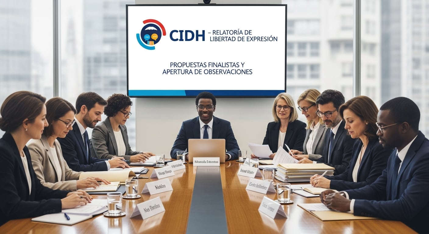 Miembros de la CIDH evalúan las propuestas de los diez finalistas para la Relatoría de Libertad de Expresión y abren el proceso de observaciones. (Imagen Ilustrativa Infobae)