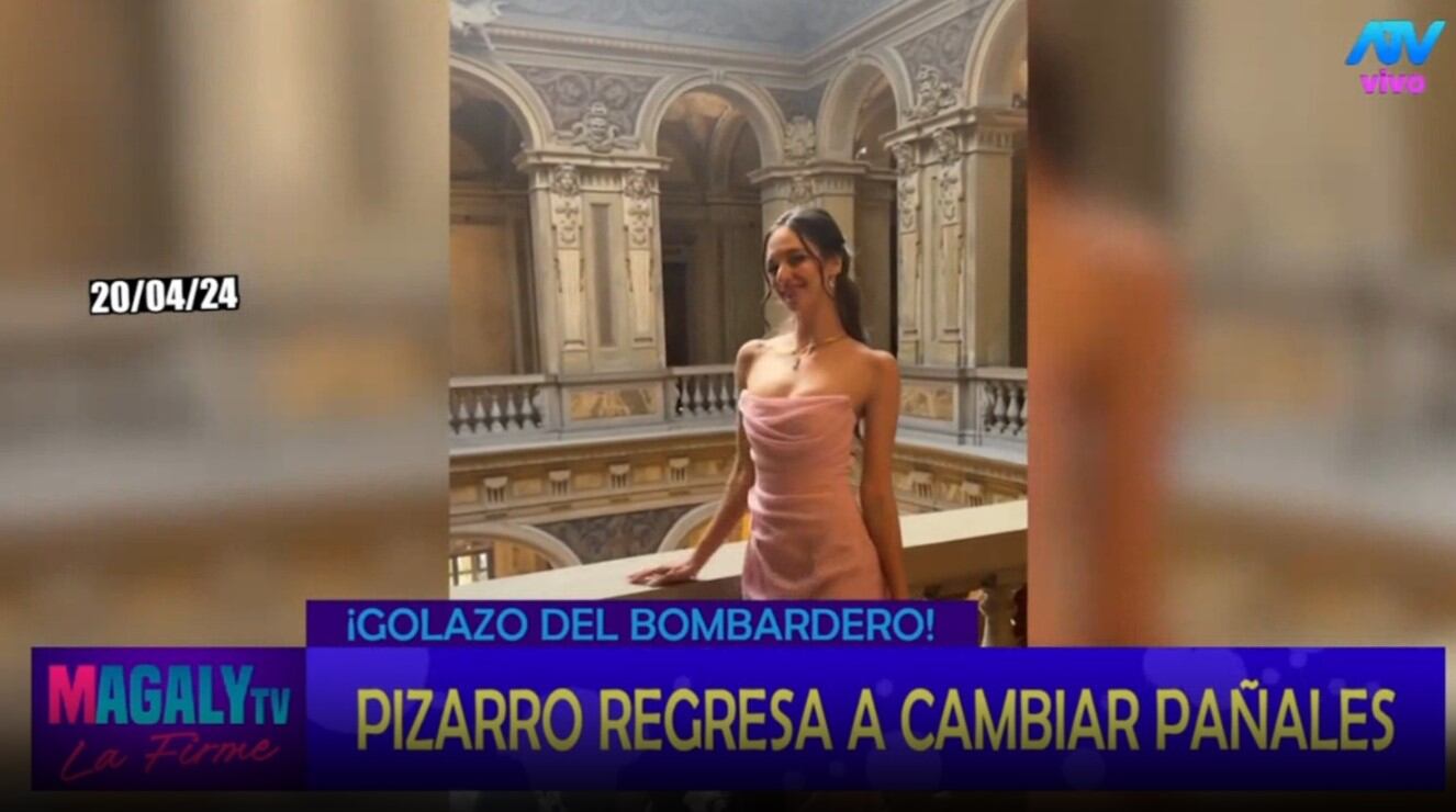Claudio Pizarro sorprende: tiene un bebé de siete meses con su novia peruana, Helen Ballón. Infobae Perú / Captura TV - Magaly TV La Firme
