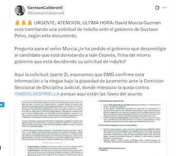 El abogado del candidato presidencial