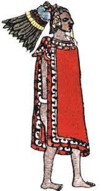 Representación de un ayate (Foto: