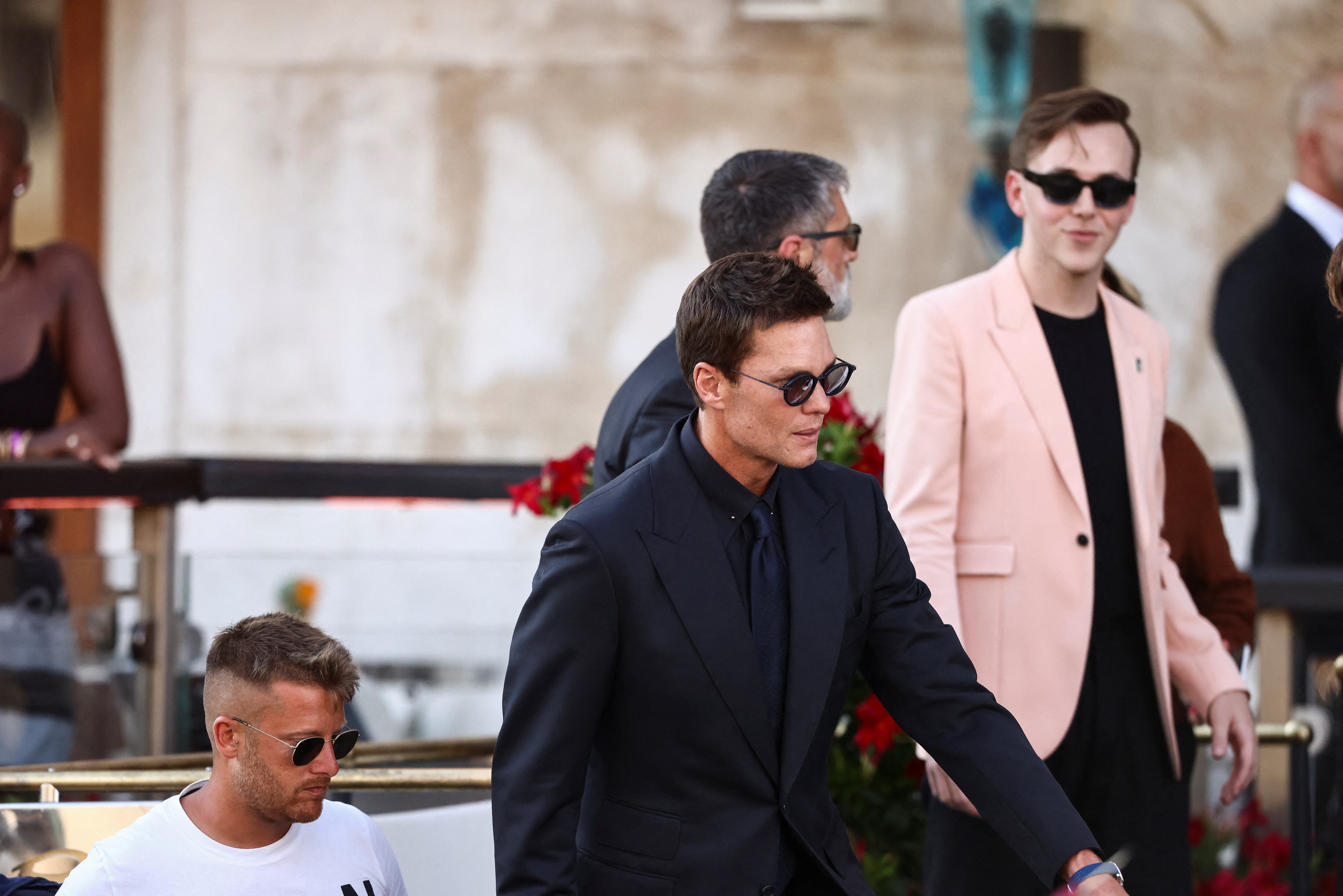 Brady en el casamiento de Jeff Bezos y Lauren Sanchez en Venezia, Italia (REUTERS/Yara Nardi)