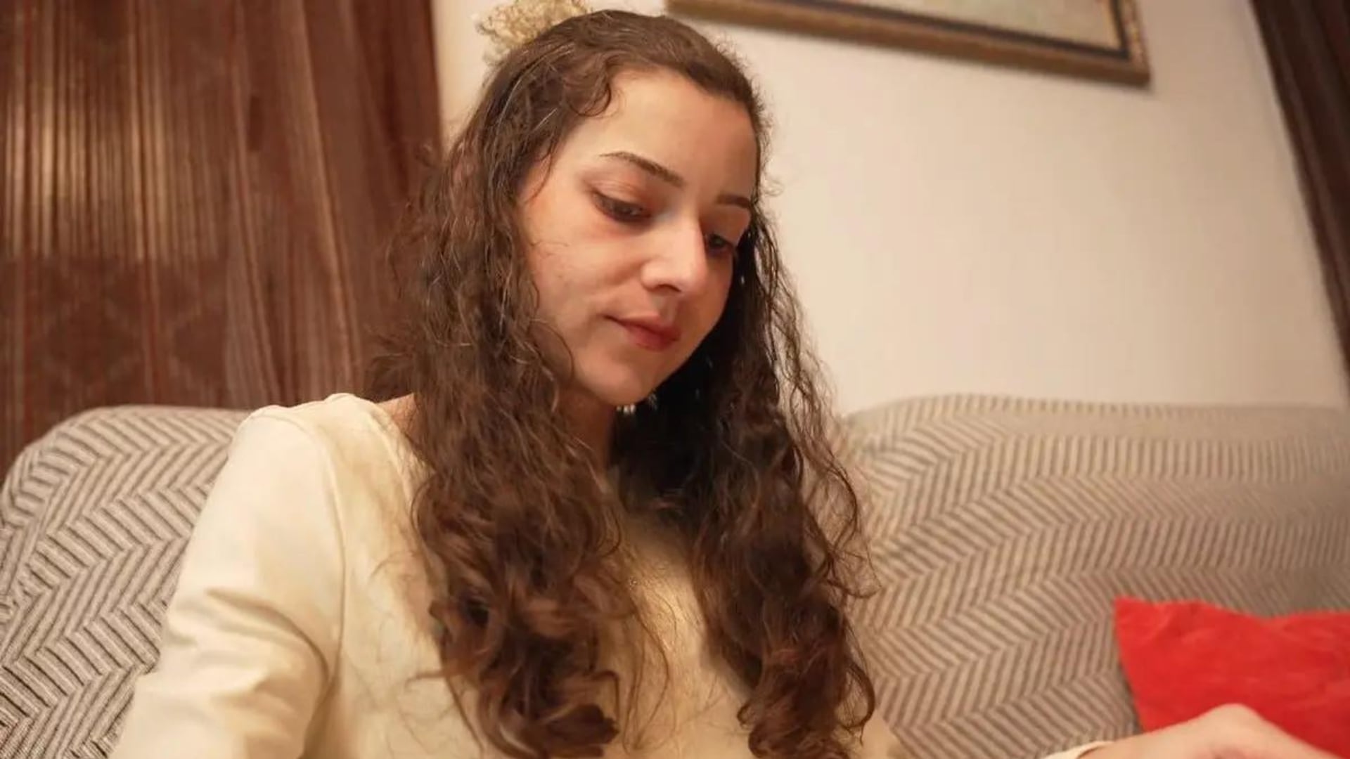 Noelia Castillo Ramos, la joven que recibió la eutanasia, durante su entrevista en