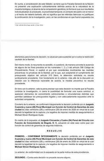 La investigación por la muerte de Liam Gael Rodríguez, el bebé de 11 meses que falleció el 29 de septiembre de 2025 en el centro de estimulación Arkids de La Calera, quedó marcada por una decisión judicial que rechazó enviar a prisión preventiva a su padre, Michael Estiven Rodríguez - crédito redes sociales