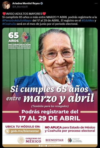 Las personas adultas mayores de