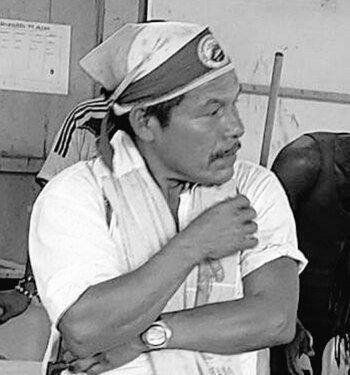 El líder del pueblo awá,