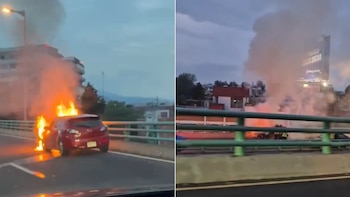 EN VIVO | Bloqueos en carreteras, accidentes y manifestaciones hoy 25 de agosto: se incendia auto en segundo piso del Periférico