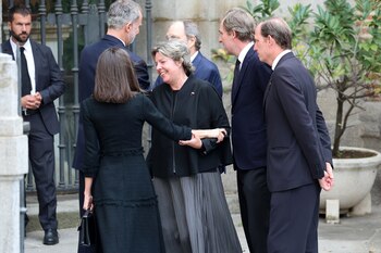 Los reyes Felipe y Letizia,