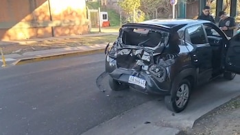 Choque en Palermo y test de alcoholemia positivo