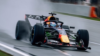 Max Verstappen giró bajo la