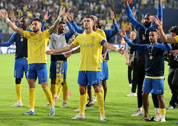 El festejo del Al-Nassr en