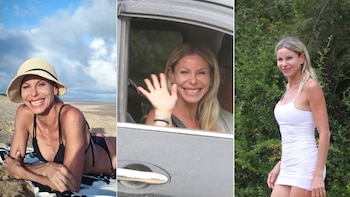 La exmodelo disfrutó de su