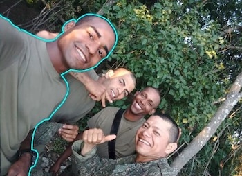 El colombiano contó que viajó junto a otros compatriotas y que, tras el entrenamiento, el grupo fue dividido - crédito captura de pantalla Noticias Caracol