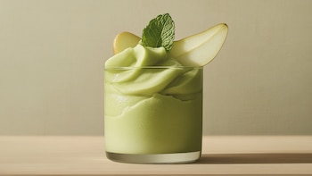 Batido de pepino con pera: