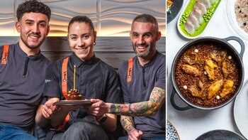 Dovar, Cristina y Miki, al