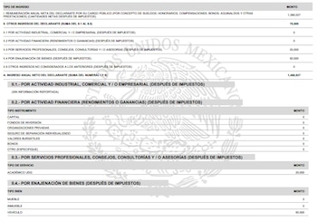 Kin Yael Villafaña Morán en la nómina de CFE. (PNT)