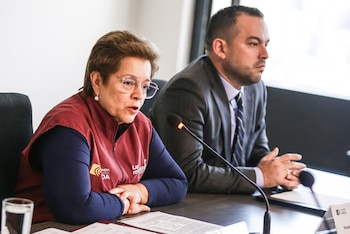 Gloria Inés Ramírez, ministra del Trabajo, confirmó que la reforma laboral busca garantizar los derechos de los trabajadores y no la generación de empleo - crédito John Paz/Colprensa