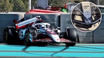 Un accidente, los alerones del