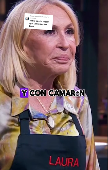 Laura Bozzo sorprendió en MasterChef