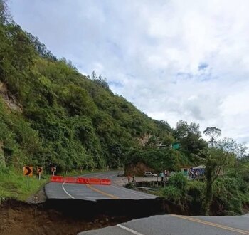 Intensas lluvias provocaron el colapso