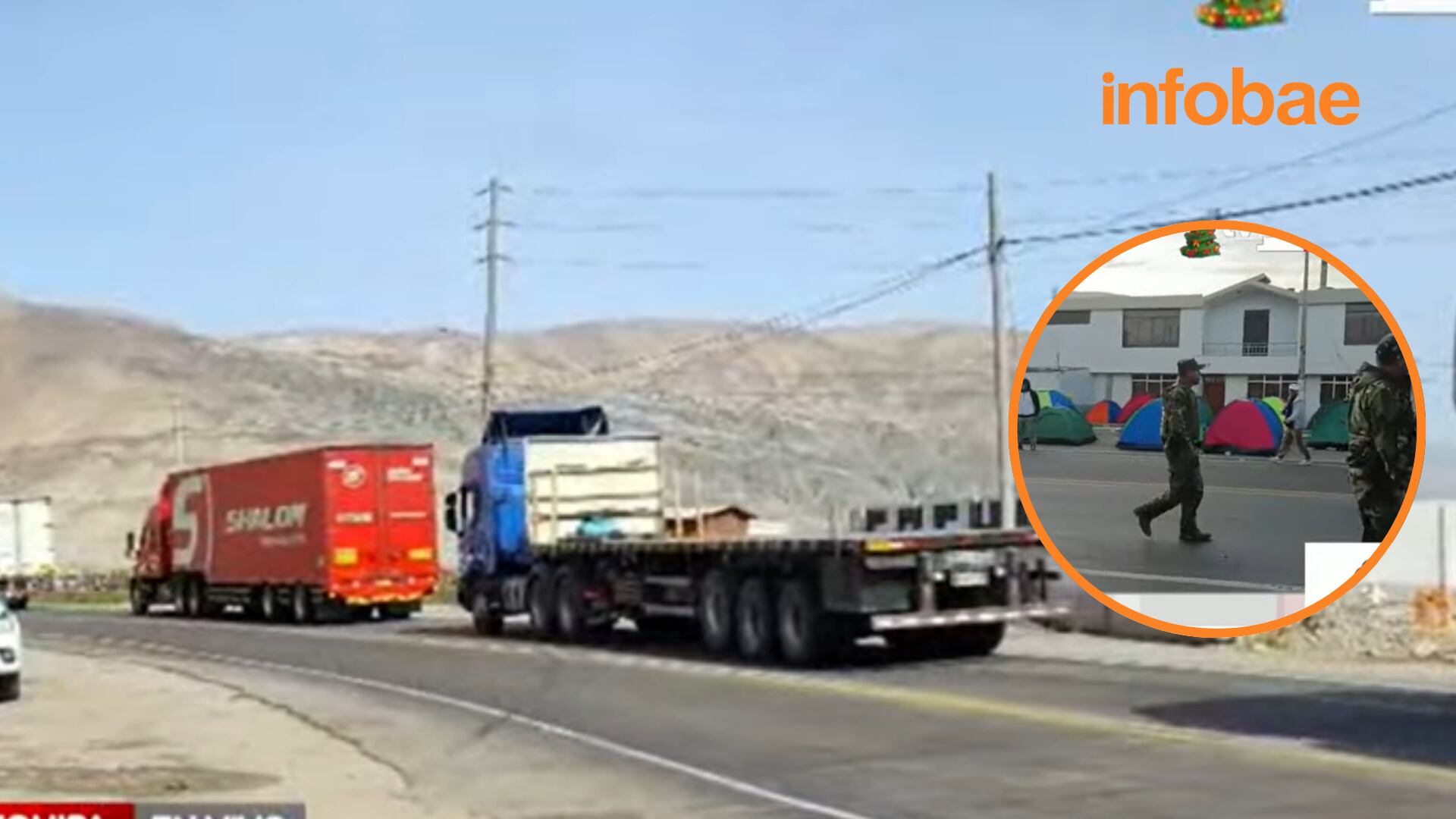 Ambulancia no pudo avanzar por el caos vial generado en tregua del bloqueo minero