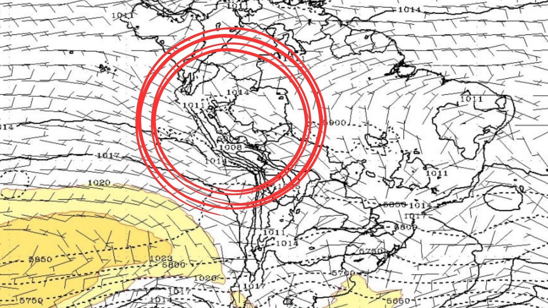El Anticiclón del Pacífico Sur, o APS por sus siglas, es un sistema de alta presión atmosférica clave en la regulación del clima costero. (Crédito: Senamhi)