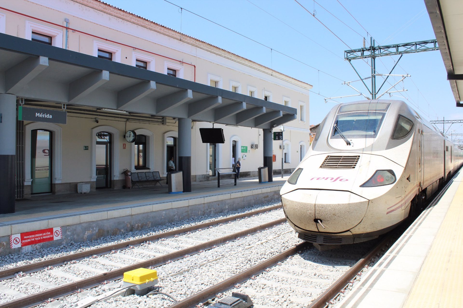Tren Alvia en la Estación de Mérida. (Renfe)
