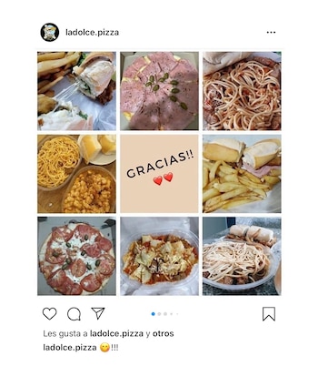 Los platos que se ofrecen