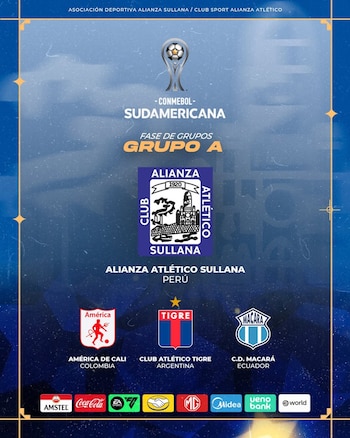 Alianza Atlético integra el Grupo A de la Copa Sudamericana 2026. Crédito: Instagram Alianza Atlético Sullana.