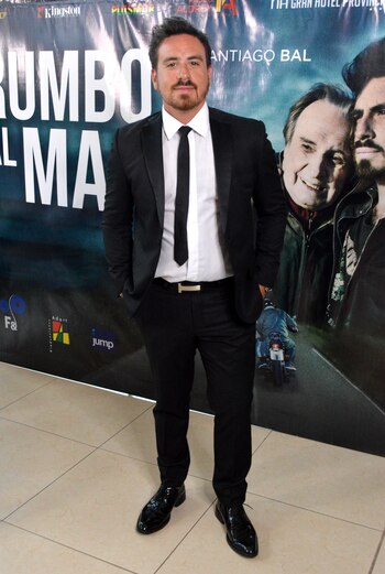 Fede Bal, en la presentación de la película que protagoniza junto a Santiago, "Rumbo al Mar" (Crédito: Eduardo Aguada / Teleshow)