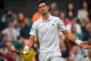 El tenista serbio Novak Djokovic.