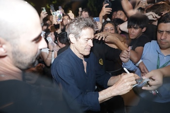 A las afueras del MALBA,