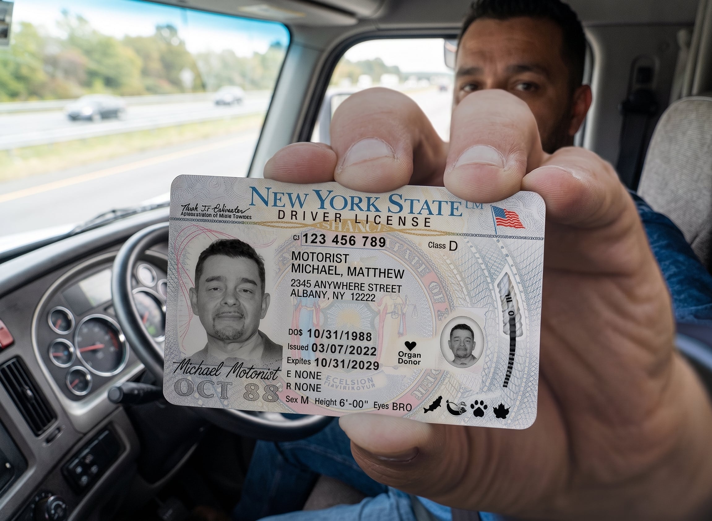 Muchos de los conductores interceptados contaban con permisos obtenidos en estados que antes no exigían residencia legal (Imagen Ilustrativa Infobae)