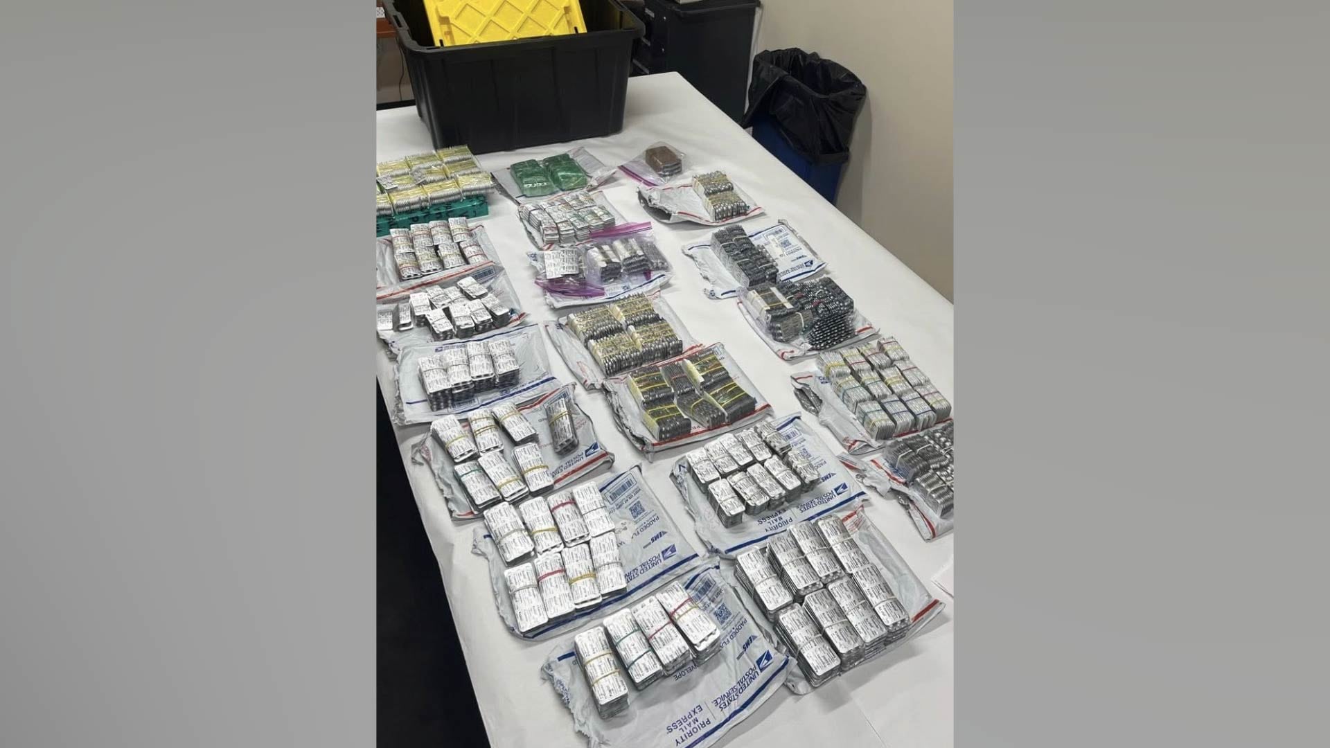 La policía de Florida incautó más de 31,000 pastillas ilegales, incluyendo Ambien, Rivotril y Xanax, durante un operativo en la autopista I-95. (Facebook/ Martin County Sheriff
