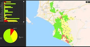 Mapa de distritos donde se