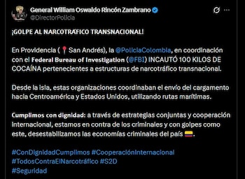 La Policía Nacional de Colombia