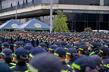 De los nuevos policías, 684 serán asignados a las localidades y el resto se integrará a la Fuerza Disponible, los grupos de prevención y el Grupo de Operaciones Especiales - crédito Secretaría de Seguridad