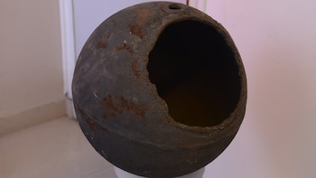 Restos de un tanque de