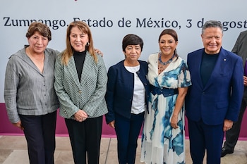 La jefa de Gobierno de la Ciudad de México, Clara Brugada, destacó el nivel de desarrollo de la región.
Crédito: X/ @delfinagomeza