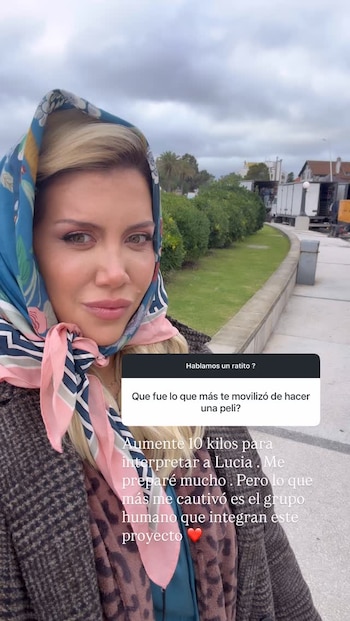 Wanda Nara impactó con la revelación de su cambio físico para su película