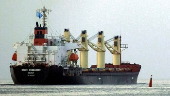 Siria recibió el primer carguero