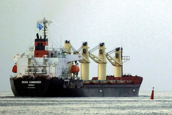 Barco carguero de cereales (REUTERS/Igor