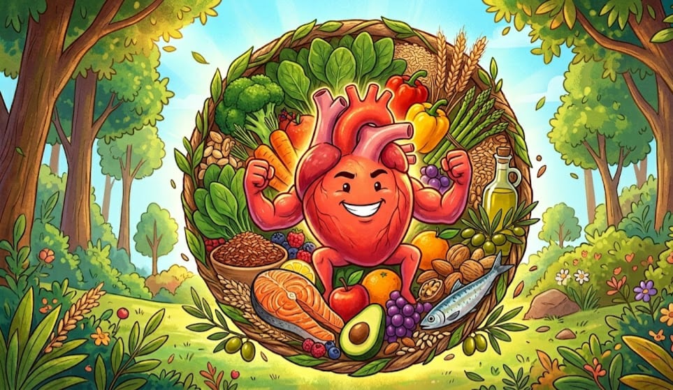 La dieta mediterránea propone almuerzos saludables y fáciles que contribuyen a la protección de la salud cardiovascular (Imagen Ilustrativa Infobae)