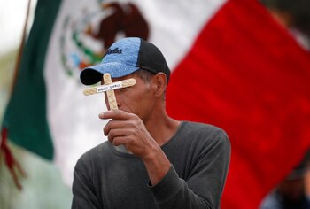 Migrantes llevaron a cabo una