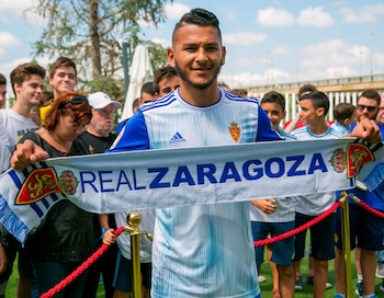 Luis Javier Suárez tuvo una actuación destacada en el Real Zaragoza-crédito Javier Cebollada/EFE-Archivo