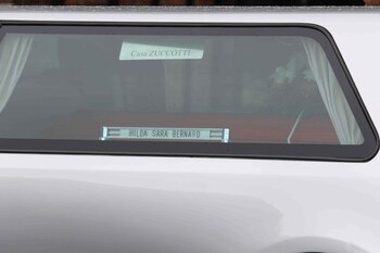 Los restos de Hilda Bernard